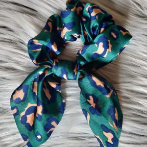Leopard scrunchie pentlja
